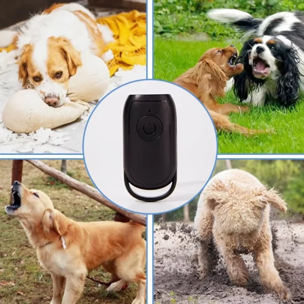 Mini Ultrasonic Dog Repeller Training Dog Stop Barking Smart Portable Outdoor Defense Dogs Anti-Barking Training Device