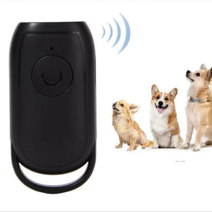 Mini Ultrasonic Dog Repeller Training Dog Stop Barking Smart Portable Outdoor Defense Dogs Anti-Barking Training Device